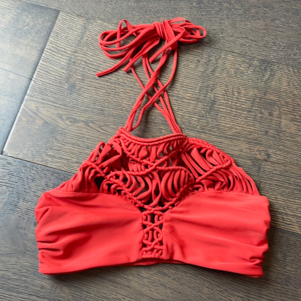 Red Mikoh Bikini Top